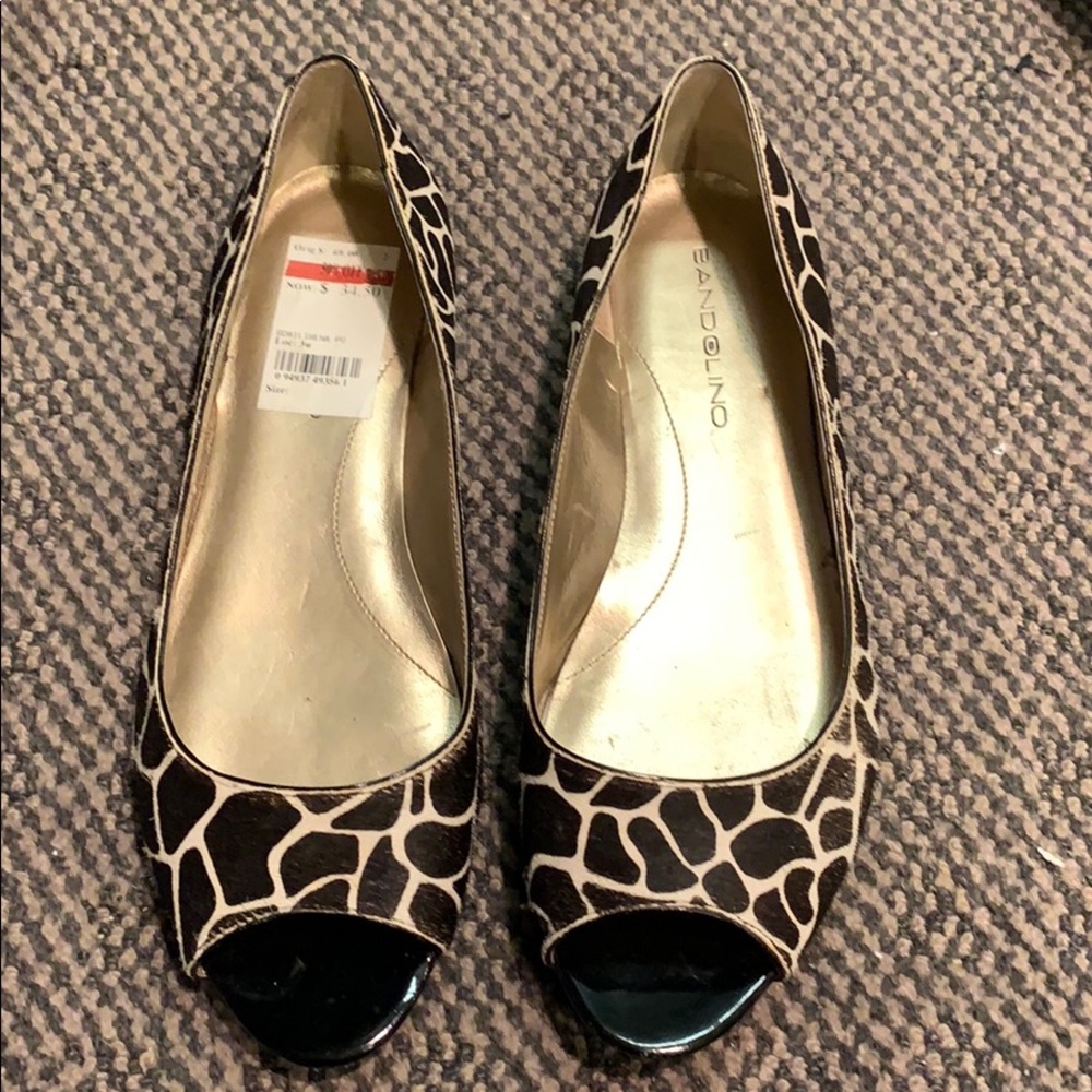 Printed open toe flats- bundle more save more